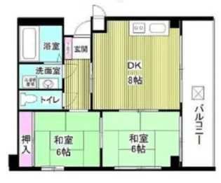 ファミーユ森下【5階】の間取り
