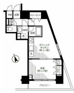 東京都中央区湊2【マンション】の間取り