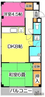 埼玉県所沢市東所沢1【マンション】の間取り
