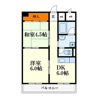 大阪府大阪市東淀川区西淡路1【マンション】の間取り