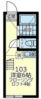 神奈川県横浜市港北区師岡町【アパート】の間取り