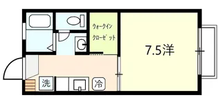 ブルースカイ【1階】の間取り