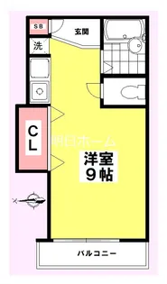 リズ松ヶ丘【1階】の間取り