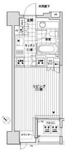 カスタリア銀座【7階】の間取り