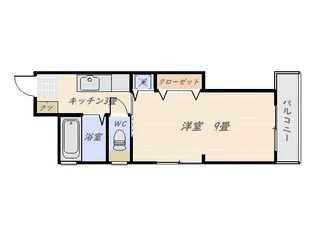 宮田ビル(下竜尾)【3階】の間取り