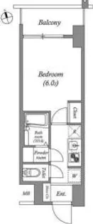 エスタート品川南大井【3階】の間取り