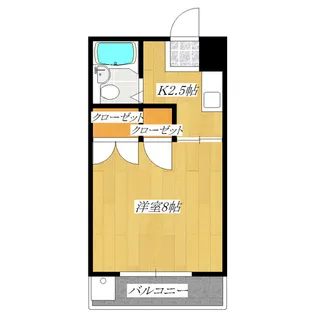 島田マンション【2階】の間取り