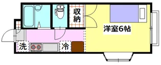 メゾンソレイユII【1階】の間取り