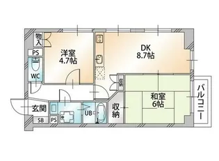 第2八千代ビル【3階】の間取り