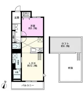 TS anfang【2階】の間取り