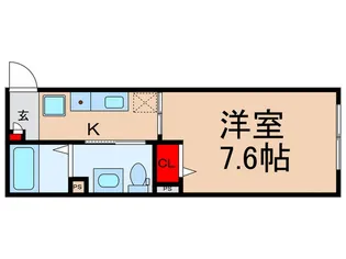 ランズ富士見台【2階】の間取り