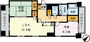 アーバンコート櫻木【4階】の間取り