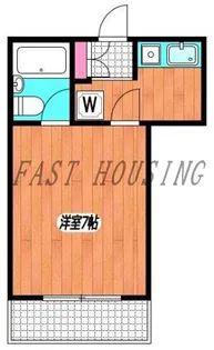 マイスタークエーレ西新宿【1階】の間取り