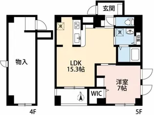 メゾンプリマベーラ【4階】の間取り