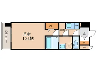 SーRESIDENCE新町Agog【9階】の間取り