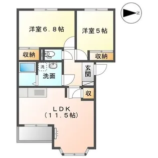 サンコート本郷【2階】の間取り
