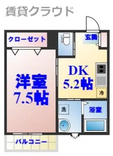 AQUE20【1階】の間取り
