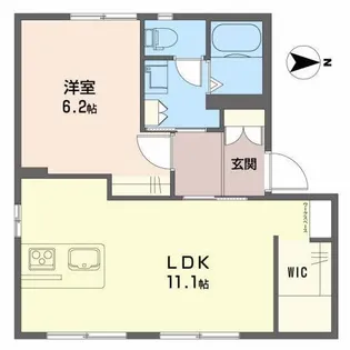 コーポあんず【1階】の間取り