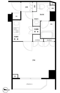 ルーブル泉岳寺前【2階】の間取り