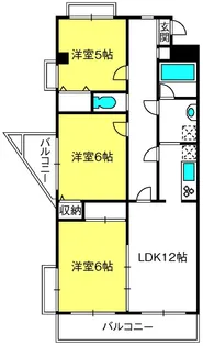 グランドメゾン大宮【3階】の間取り