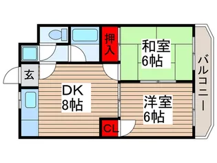 ヴィスターラティーズ【2階】の間取り