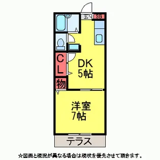 グランドールE棟【1階】の間取り