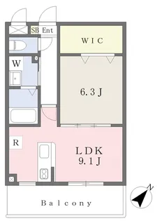 カリーノ杉水【2階】の間取り
