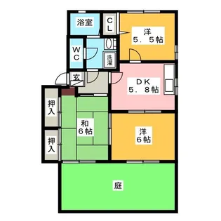 ビューラー野依 B【1階】の間取り