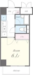 ポラーノ東高円寺【3階】の間取り