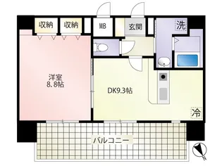 第22友建ビル【10階】の間取り