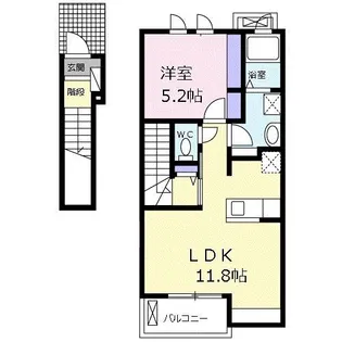 ビオーラ 桜【2階】の間取り