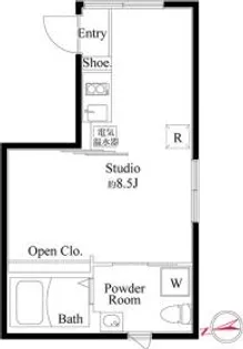 アンベリール御徒町【3階】の間取り