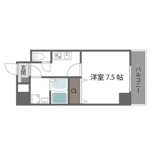 Canal天満橋【3階】の間取り