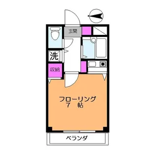 ドミセフィールII【4階】の間取り