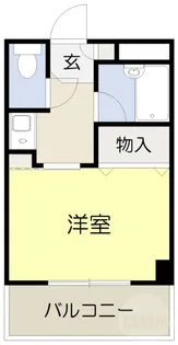 ベルビューレ千里山壱番館【1階】の間取り