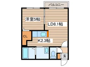 ROSE WOOD【4階】の間取り