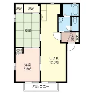 グリーン・アルスA【2階】の間取り