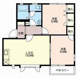 DIAS OANA C【2階】の間取り