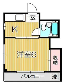 ベルウッド【4階】の間取り