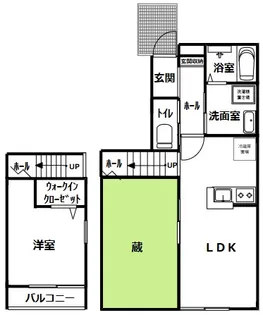 LuLuプリンセスII【1階】の間取り