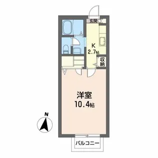 グリーン・テラス【2階】の間取り