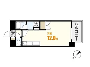 第8野地ビル【7階】の間取り