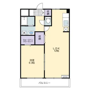 ラルシュ・ドゥ・ノワ【2階】の間取り