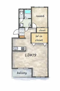 コーポラスイイダ【3階】の間取り