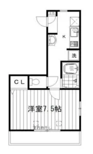 サンハイツ山林【3階】の間取り