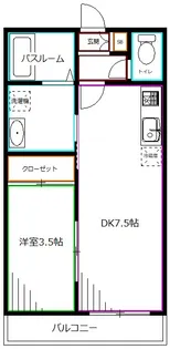 Jasmine(ジャスミン)【2階】の間取り