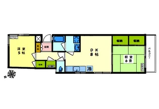 BCハイム【1階】の間取り