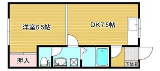 セイントハウス【2階】の間取り