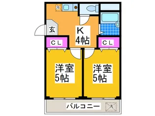 アコール壱番館【4階】の間取り