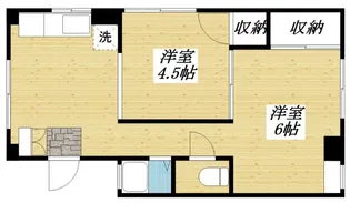黒部ビル【2階】の間取り